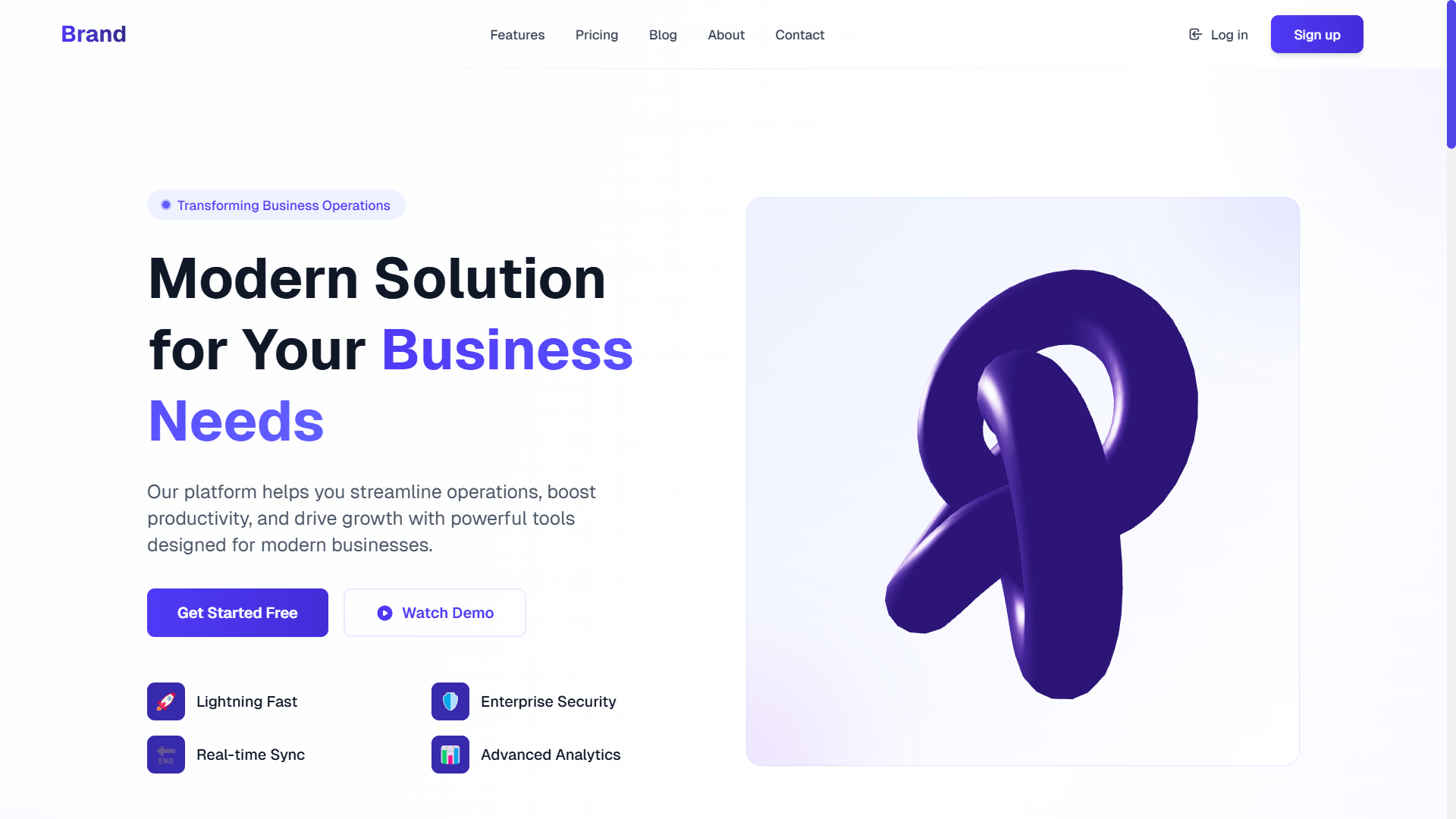 Ultimate 3D-Driven, AI-Powered Landing Page Template - Image 5