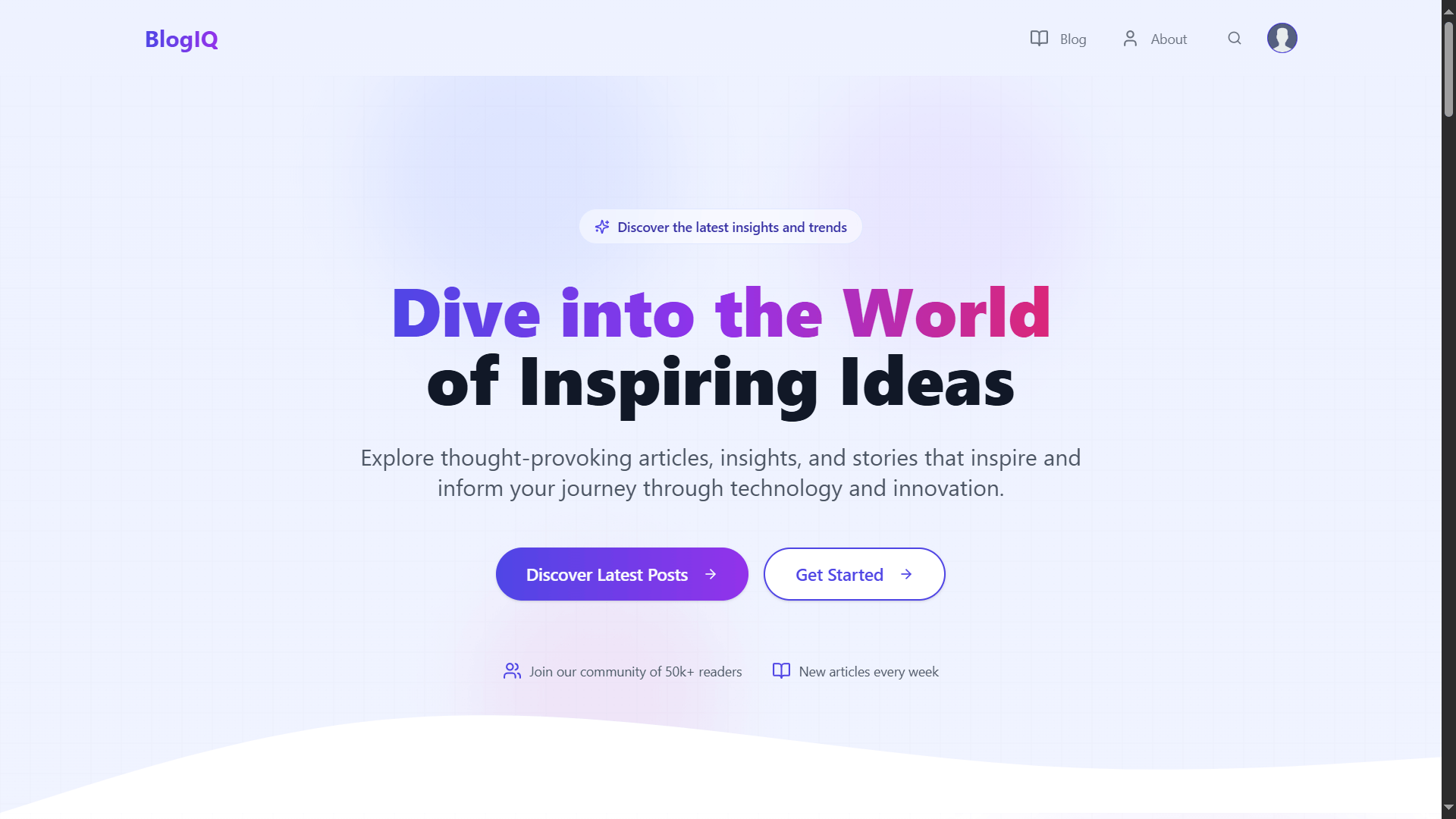 📝 BlogIQ – Modern Blogging Platform with Next.js 15 + MongoDB - Image 1