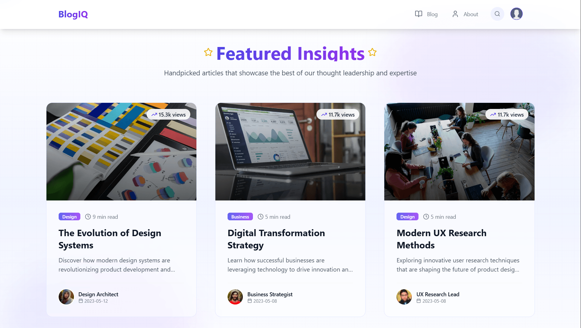 📝 BlogIQ – Modern Blogging Platform with Next.js 15 + MongoDB - Image 4