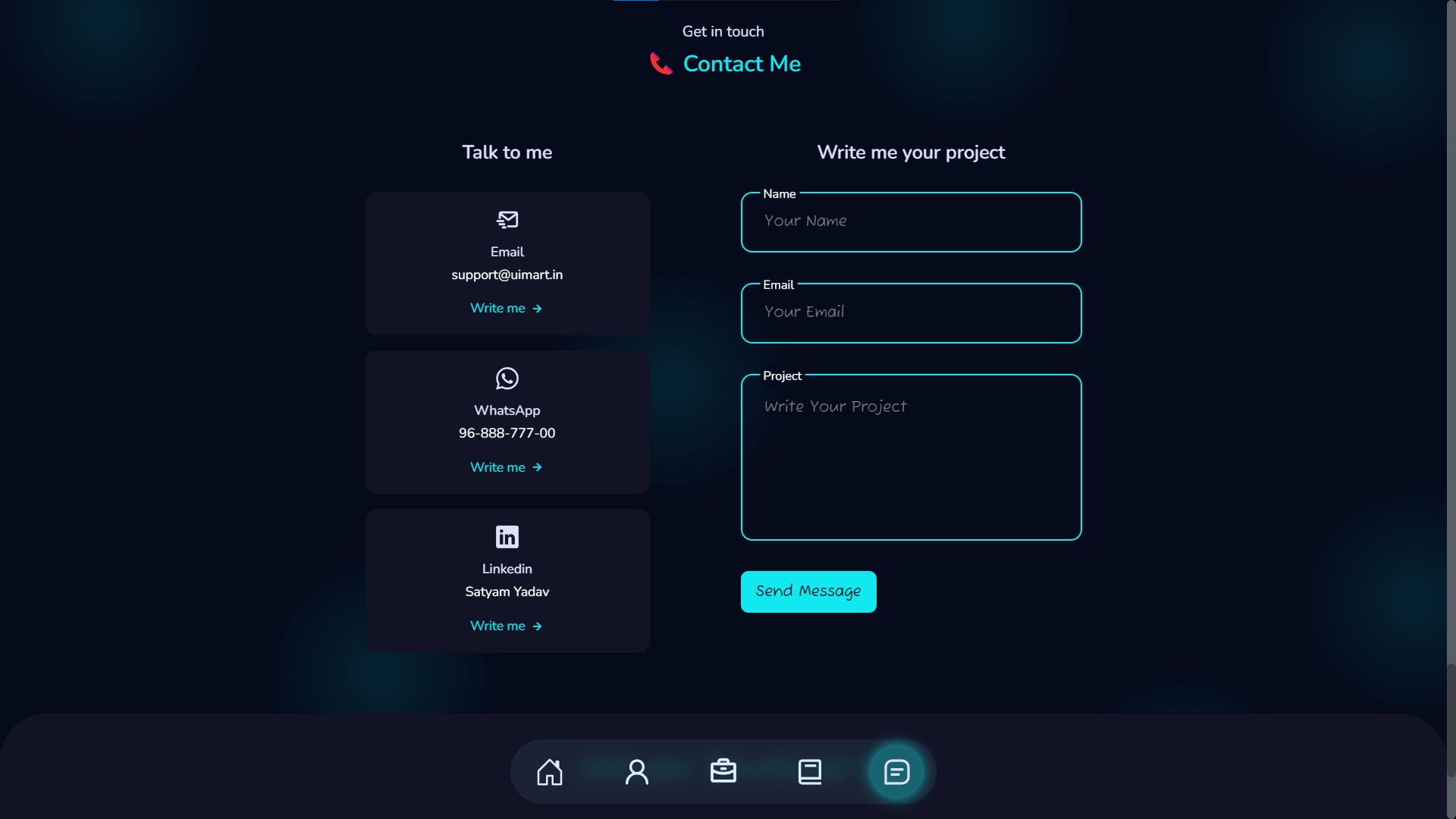 Modern React Portfolio Template – Vite, Tailwind CSS, Framer Motion - Image 2