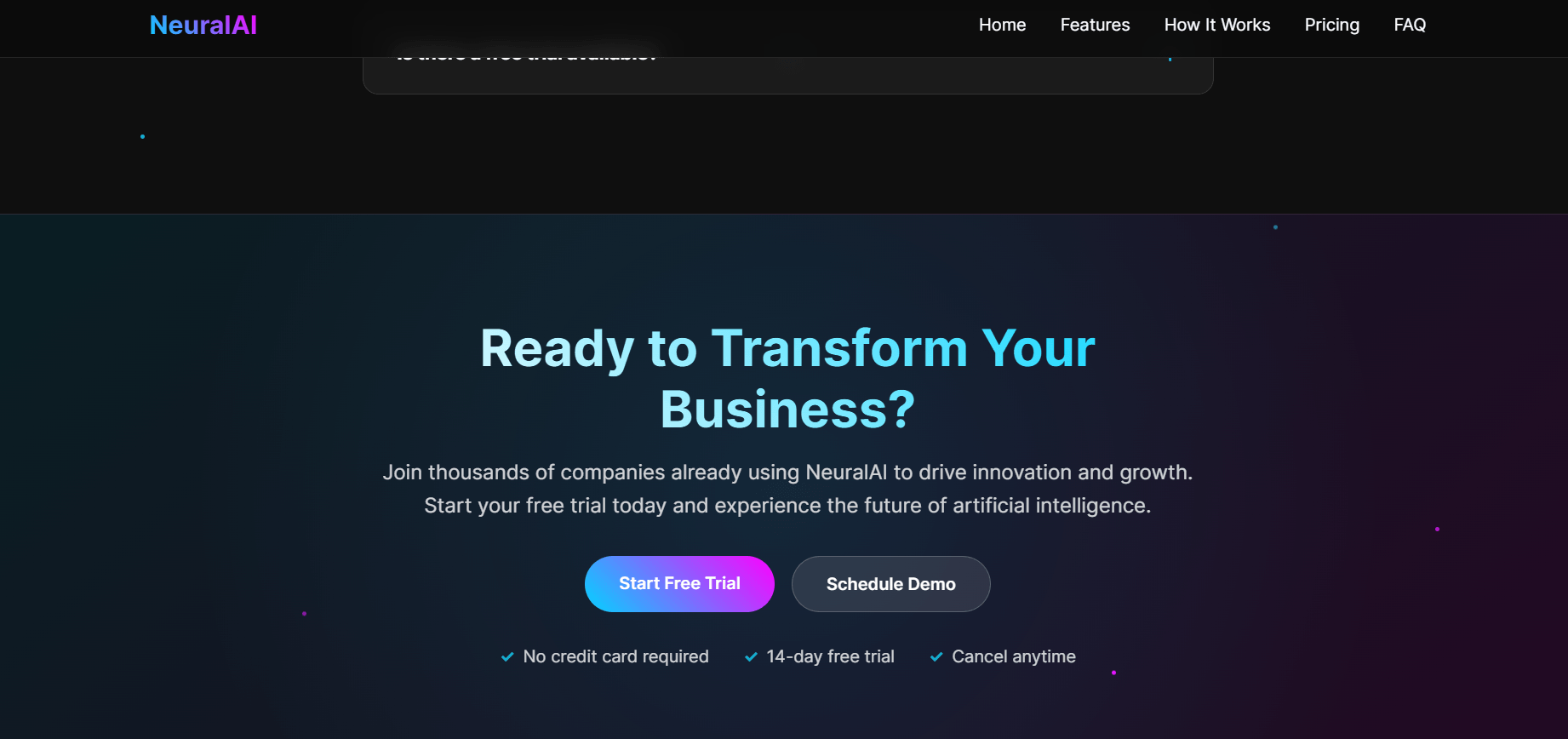 π₯ NeuralAI - Premium AI Landing Page Template - Image 5