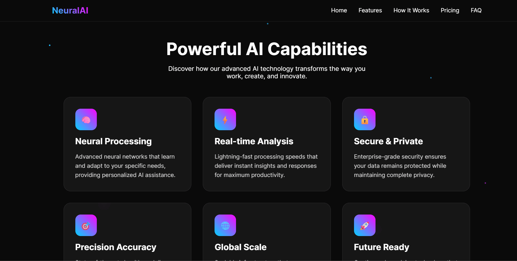 π₯ NeuralAI - Premium AI Landing Page Template - Image 2
