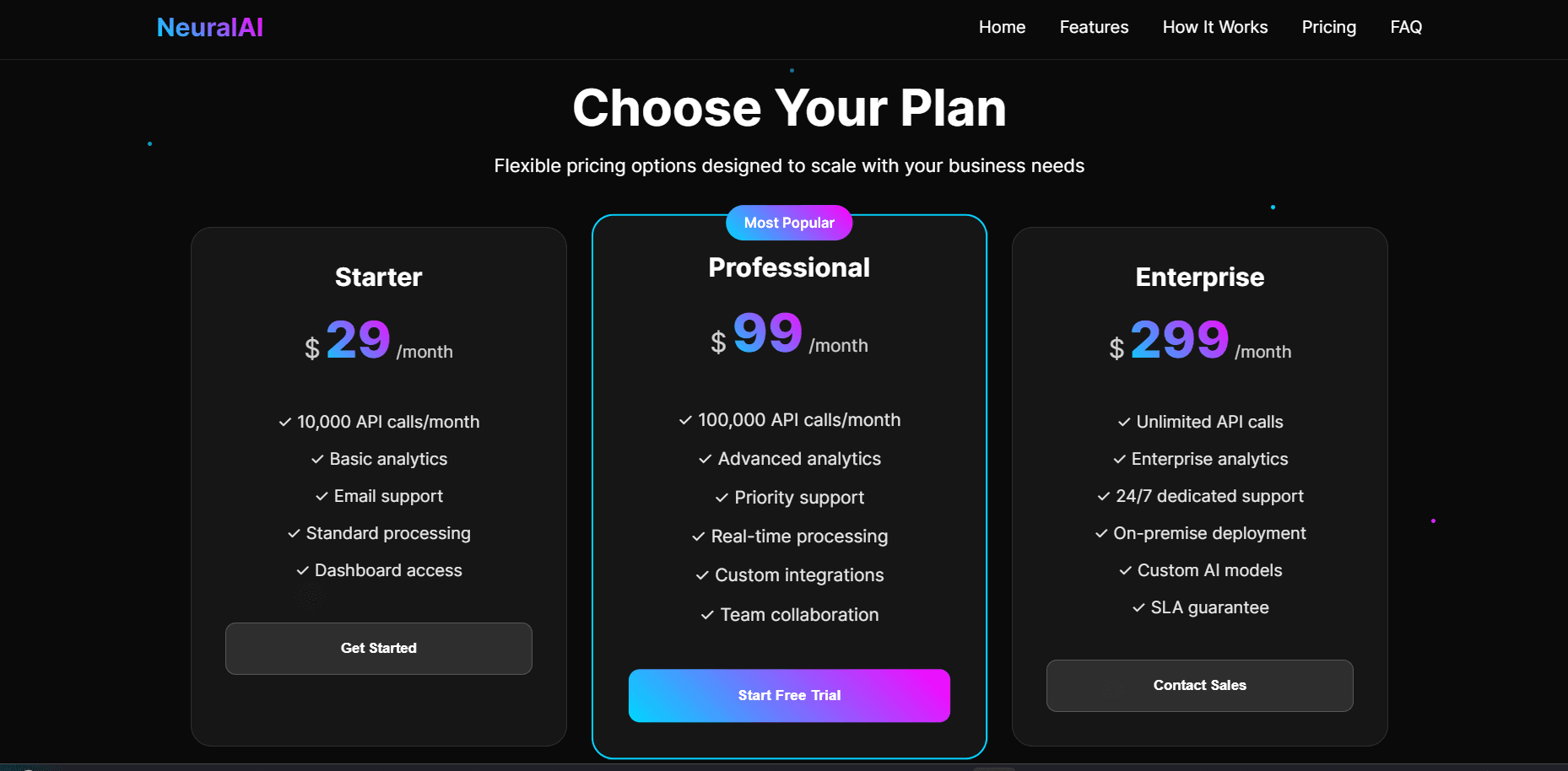 π₯ NeuralAI - Premium AI Landing Page Template - Image 4